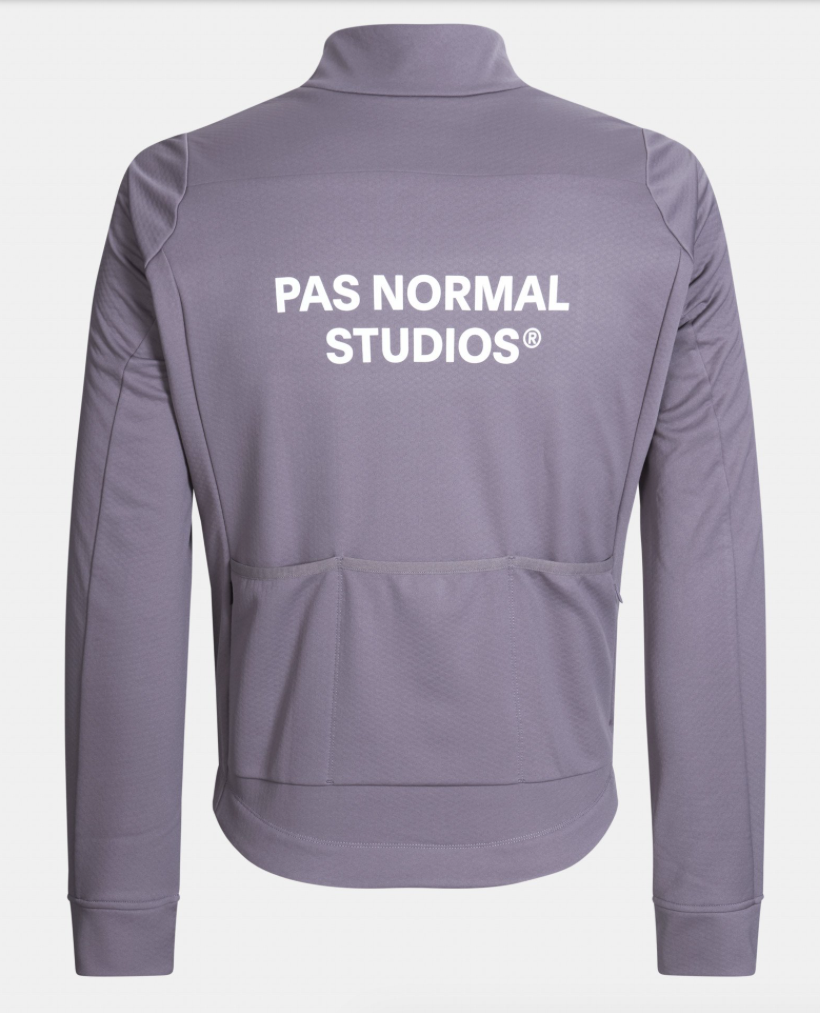 Men's Essential Thermal Long Sleeve Jersey — Dusty Purple Men's Essential Thermal Long Sleeve Jersey — Dusty Purple
